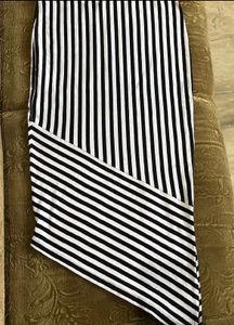 Summer Sale 🔥Koovs White Black Stripped Skirt