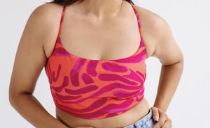 Strappy Backless Crop Top