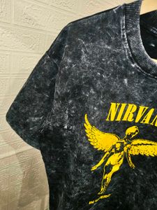 NIRVANA EDITION ACID WASH BOXY FIT TEE 🔥😎🔥