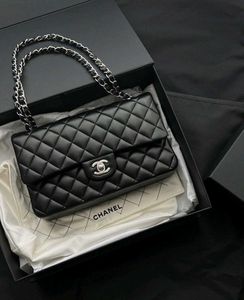 Chanel Classic Flap Bag - Black Lambskin