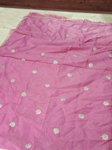 New Pink Embroidered Sharara Set