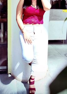 Stylish Lace Trim Cami Top