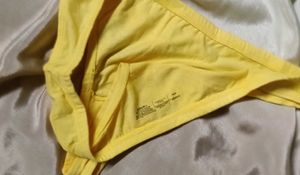Comfortable Yellow Thong Panty
