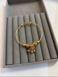 Elegant Gold-Tone Charm Bracelet