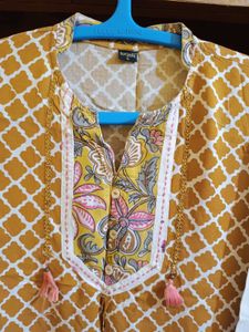 New L Size Kurti With Patch Work