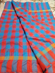 Multicolor Striped Silk Saree