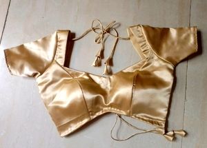 Backless Golden Blouse(Padded)