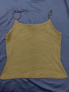 Sparkly Green Cami Top