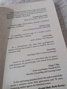 Letters to My Mother