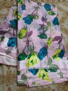 Floral Print Saree