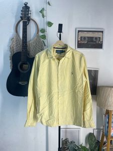Ralph Lauren Men's Classic Fit Yellow Shirt