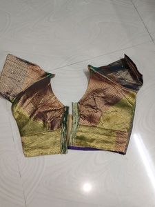 Beautiful Multi Colour Banarasi Organza Sarees