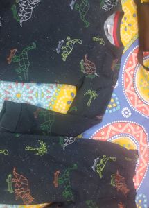 Dinosaur Skater Print Top