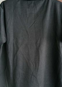 Women's Ribbed Half-Zip Collar Crop Top