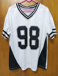 SAVANA Oversized White jersey'98