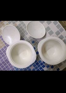 Combo Of Unbreakable Bowls With Lid
