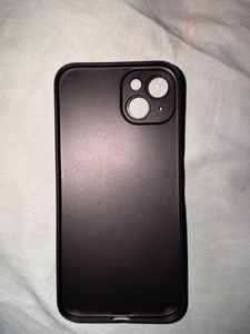 Sleek Black iPhone Case for 14/15 plus