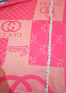 Designer Pink Gucci Scarf