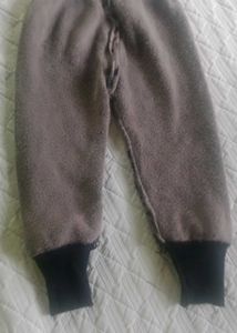 winter Leopard Print Fleece Pants.