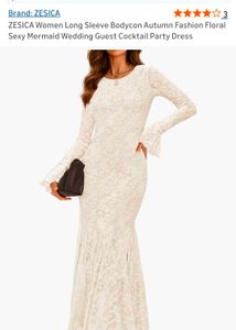 Lace White Mini Dress
