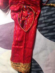 Beautiful Red Shoulder cut Blouse