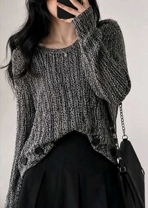 Chic Oversized Knit Top