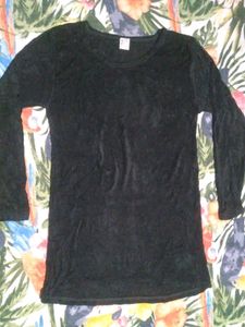 Black Long Sleeve Top