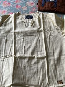 Men's Beige Kurta