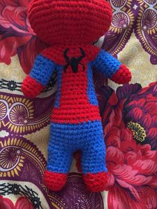 Crocheted Spiderman Toy