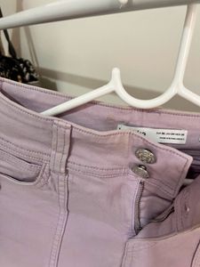 Lavender Flare Jeans