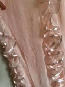 Baby Pink Ruffle Nightwear/partywear