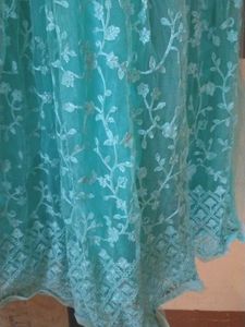Beautiful Teal Ethnic Gown