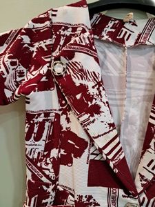 Women's blazer style shrug