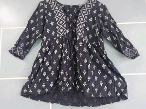 Bohemian Print Tunic Top