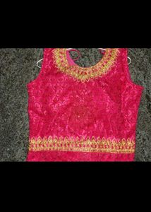 Pink Embellisheh ethnic gawn