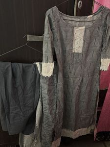 Elegant Grey Kurta Set