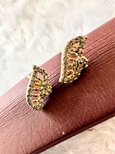 Elegant Leaf Design Earrings