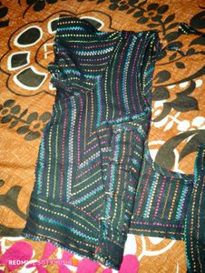 Colorful Striped Ethnic Blouse