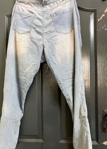 Grey Wash Denim Jeans