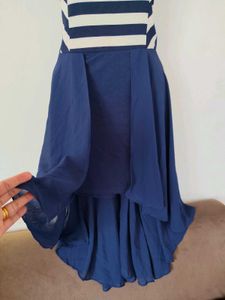 OFFER SALE 🎉 Navy &amp; White Striped Dress