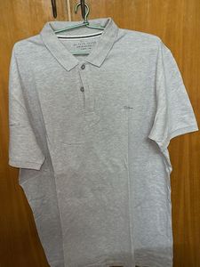 Grey Octave Jeans Polo Shirt