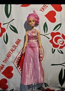 Barbie Doll Pink Gown