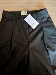 Elegant Black Pleated Formal PANTS