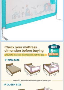 3 Kids Bed Rail Safety Guard
