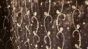 Stunning Sequin top and skirt with dupatta