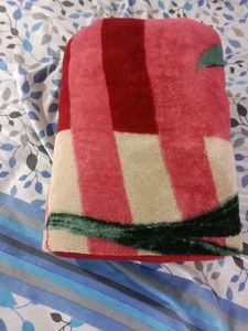 Floral Red Blanket