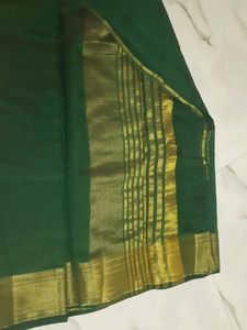 Savan Special Green Saree Chanderi Silk