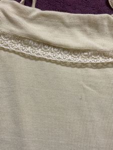 Off-Shoulder Ribbed Knit Top