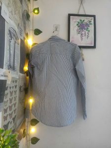 Classic Striped Button-Up Shirt