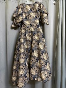 Boho Paisley Print Midi Dress